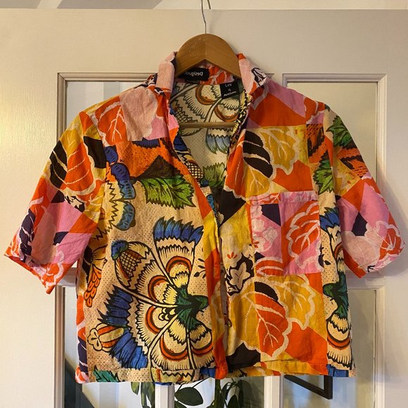 Desigual x M. Christian Lacroix tropical shirt, M - Picture 2 of 3